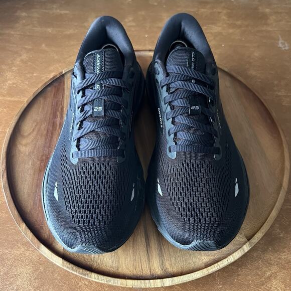 Brooks Adrenaline GTS 23 Supportive Womens 9.5 Black Road Running Shoes Sneakers - Picture 15 of 16